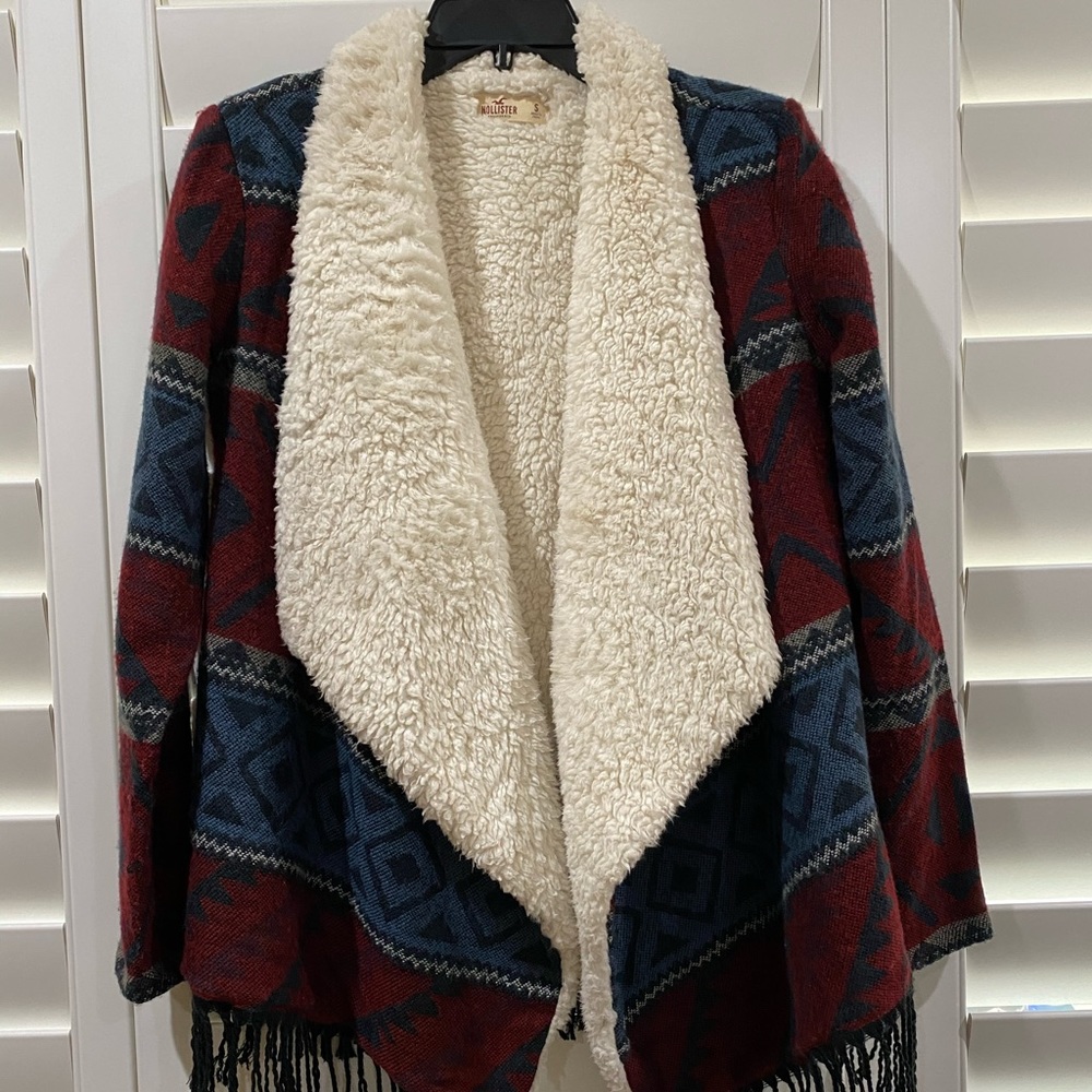 Hollister South Western Blanket coat